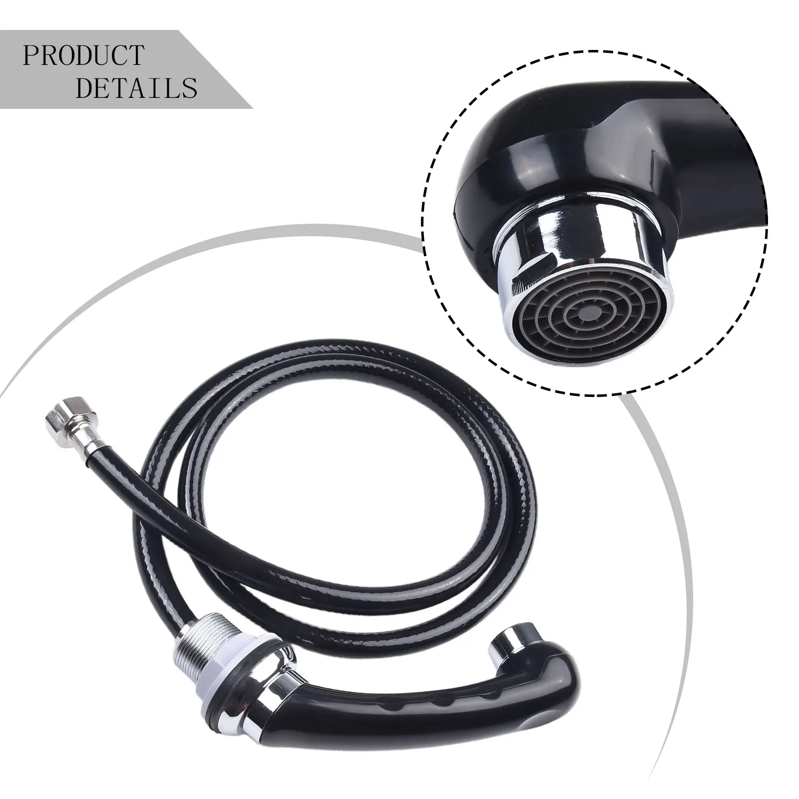 Home Bar Sink - 1Pc Shower Head With Hose Shampoo