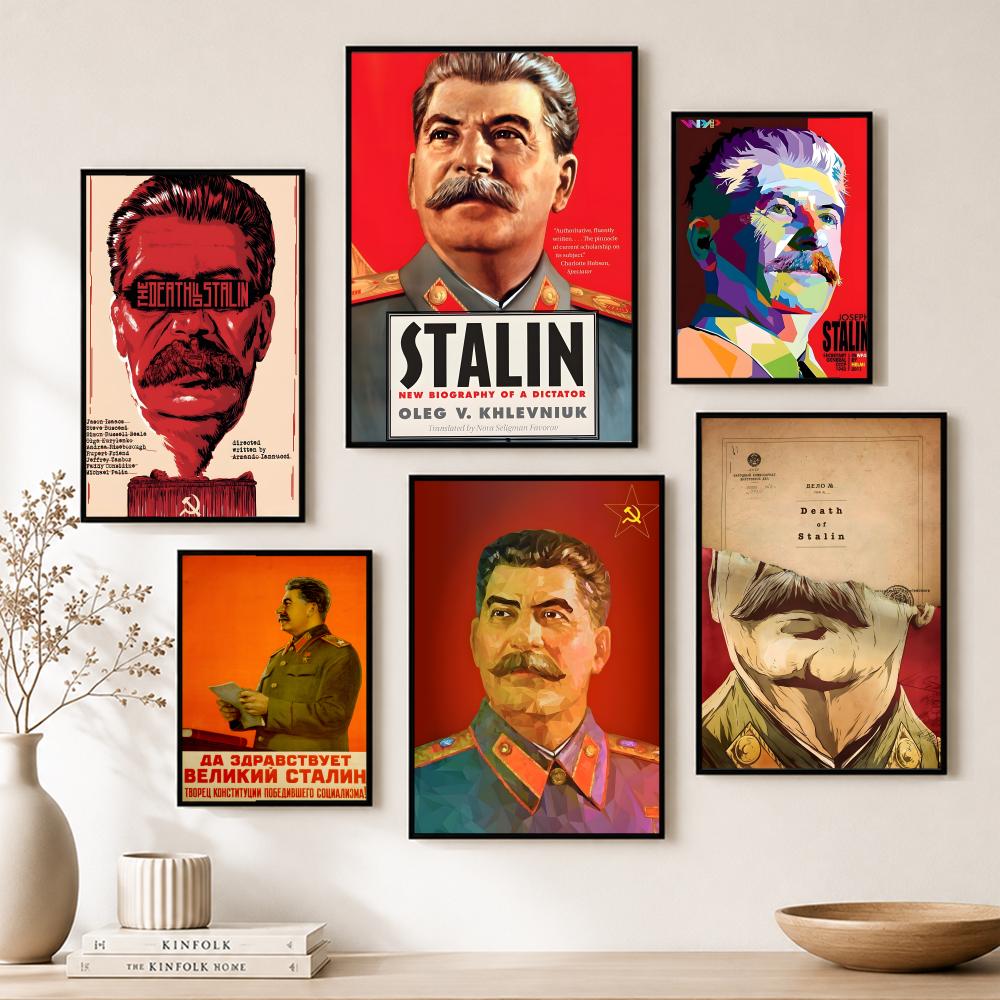 Home Bar And Theater - Art R-Russian Stalin Poster Paper Wall