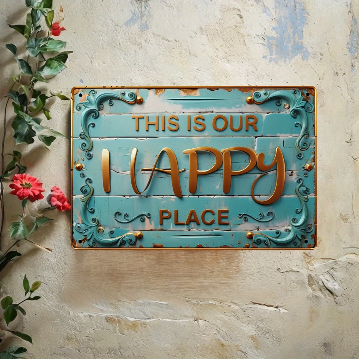 Home Bar And Restaurant - Vintage Metal Sign: This Is Our