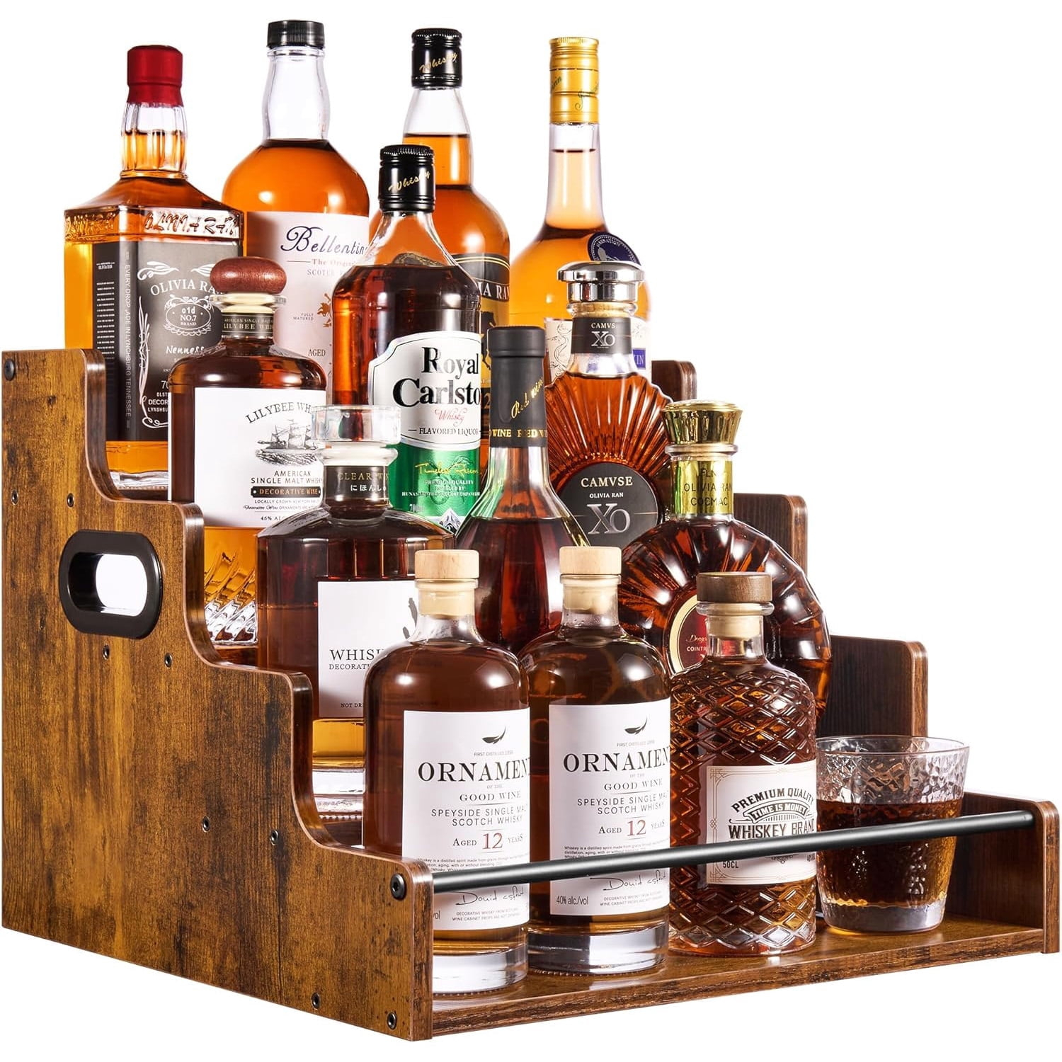 Home Bar Shelves - Liquor Bottle Display Shelf, Coffee Syrup