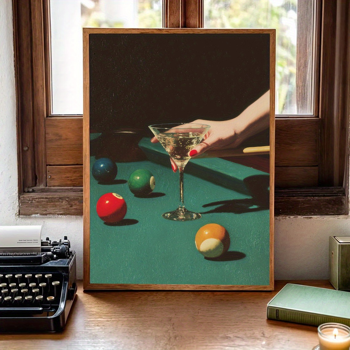 1pc Vintage Billiards Cocktail - Home Bar Set incelemesi ve fiyatı