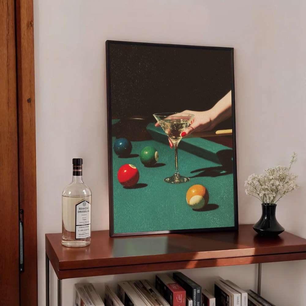 1pc Vintage Billiards Cocktail - Home Bar Set incelemesi ve fiyatı