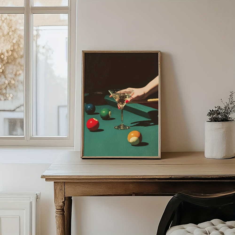 1pc Vintage Billiards Cocktail - Home Bar Set incelemesi ve fiyatı