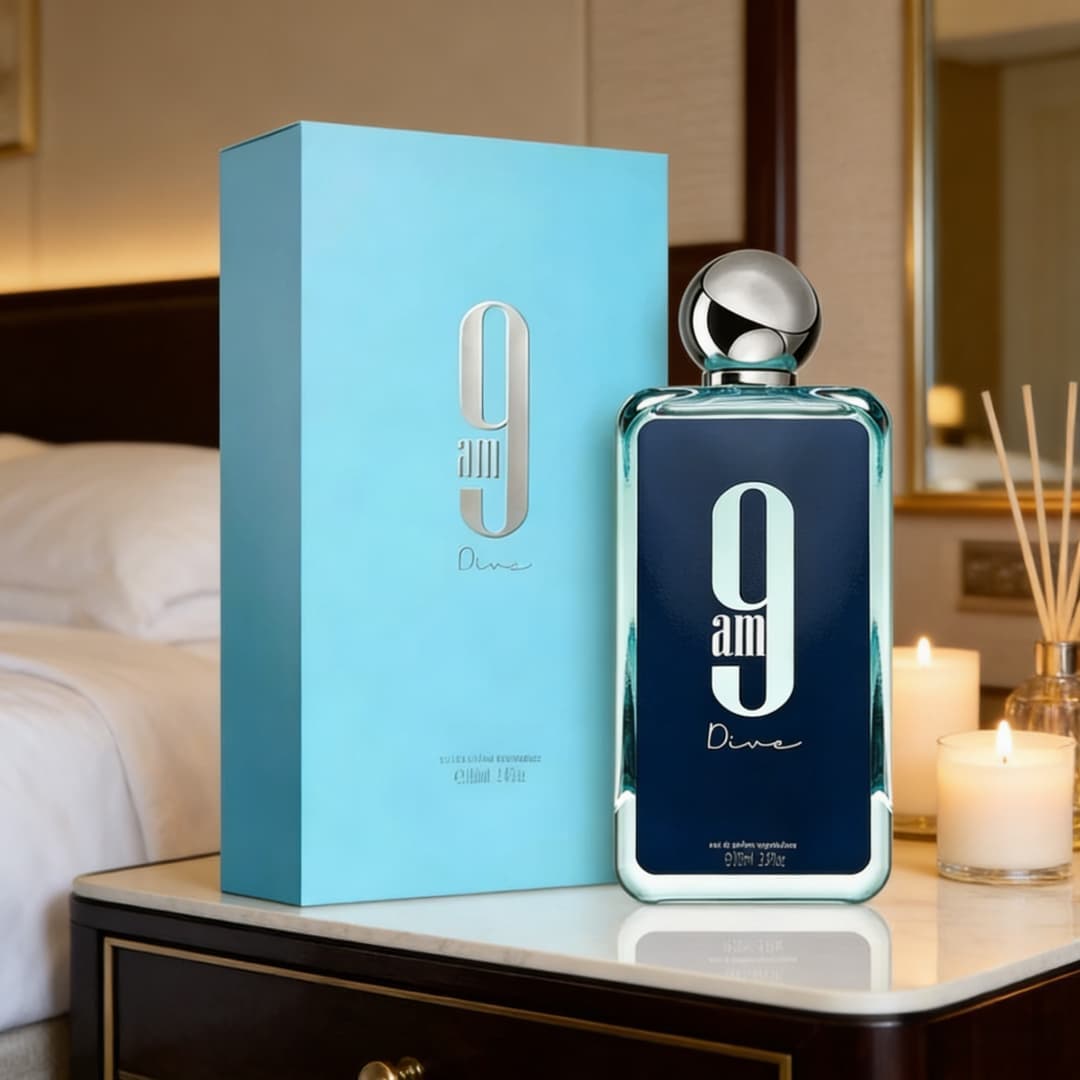 9am Dive EDP | Sleek blue glas - Home Bar Accessories incelemesi ve fiyatı