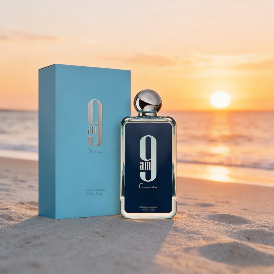 9am Dive EDP | Sleek blue glas - Home Bar Accessories incelemesi ve fiyatı