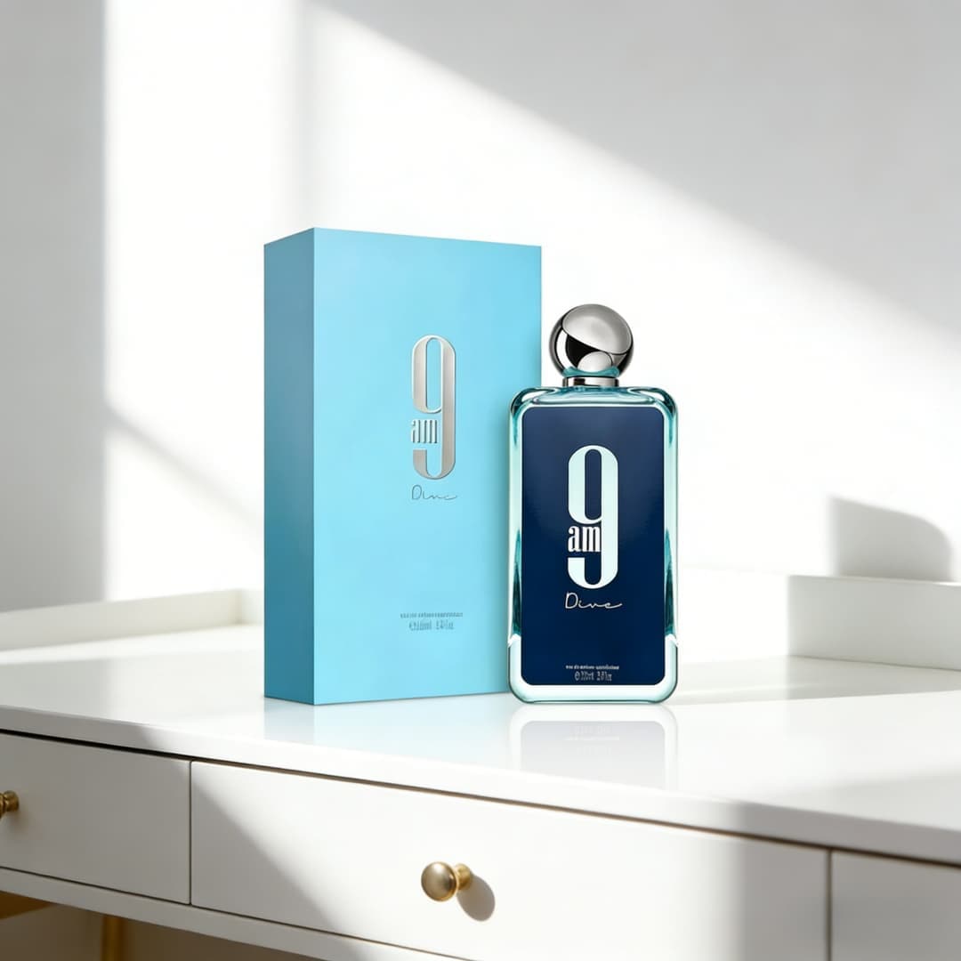 9am Dive EDP | Sleek blue glas - Home Bar Accessories incelemesi ve fiyatı
