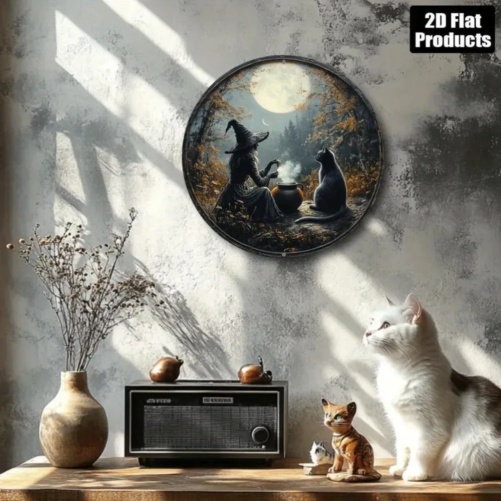 1PC Retro Halloween Wall Decor - Home Bar And Coffee incelemesi ve fiyatı