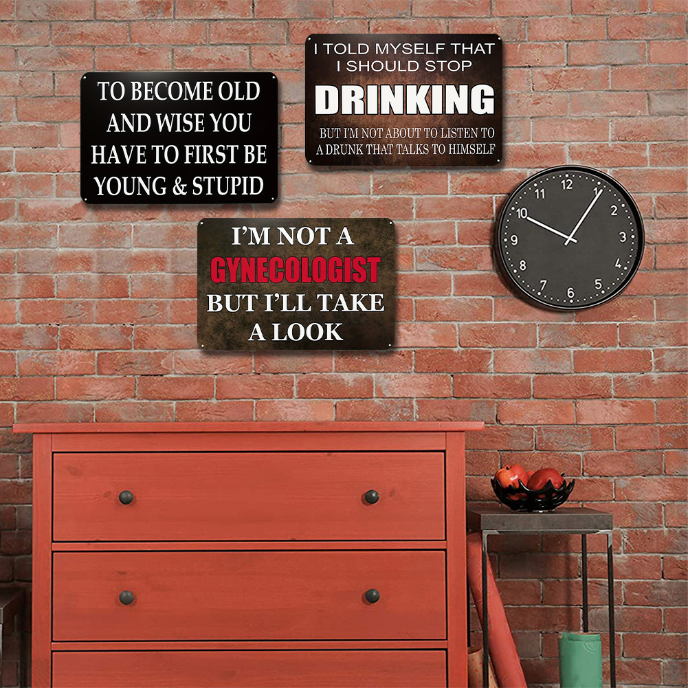 Stylish Iron Drawing Metal Sig - Home Bar And Coffee incelemesi ve fiyatı
