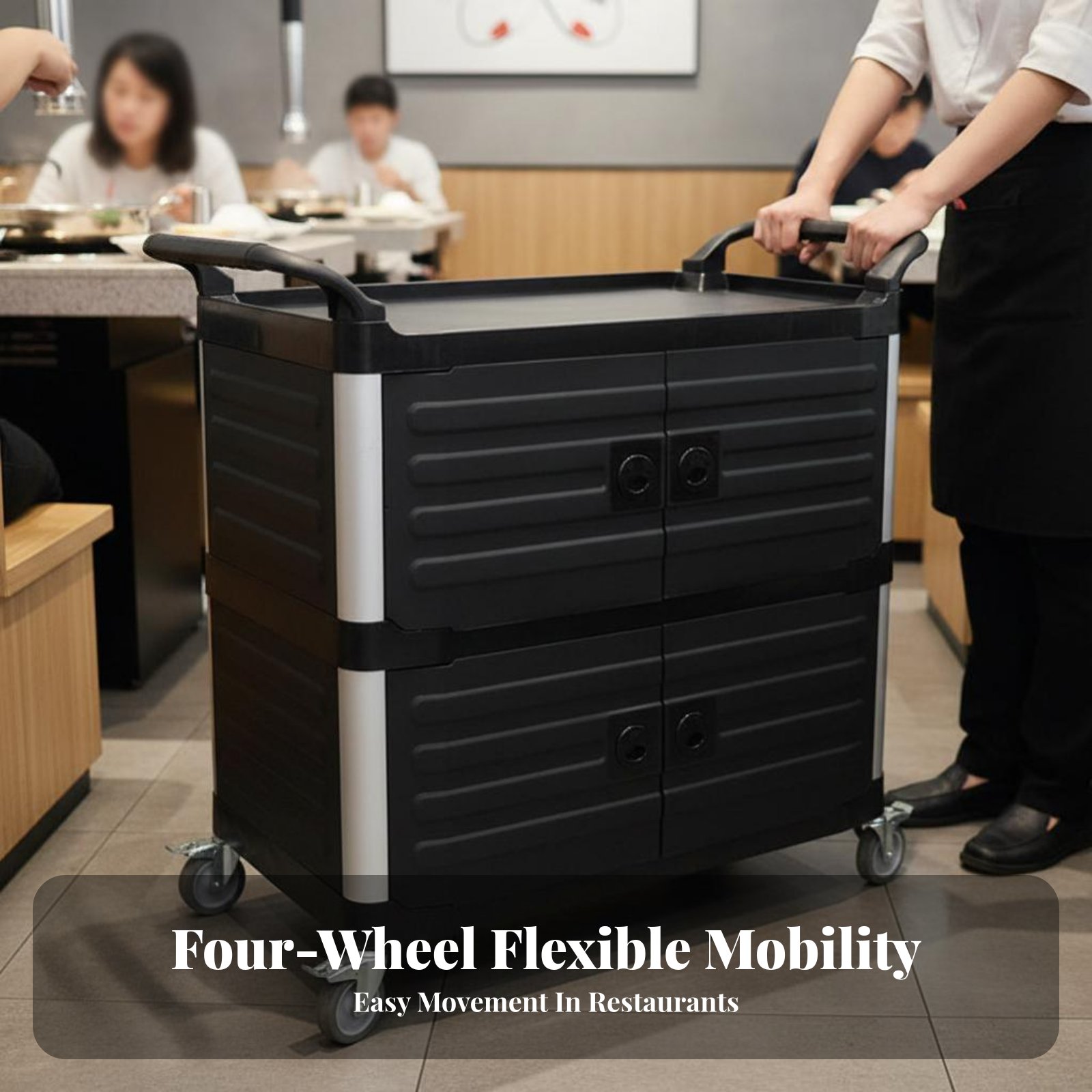 3-Tier utility Cart with caste - Home Bar Shelves incelemesi ve fiyatı