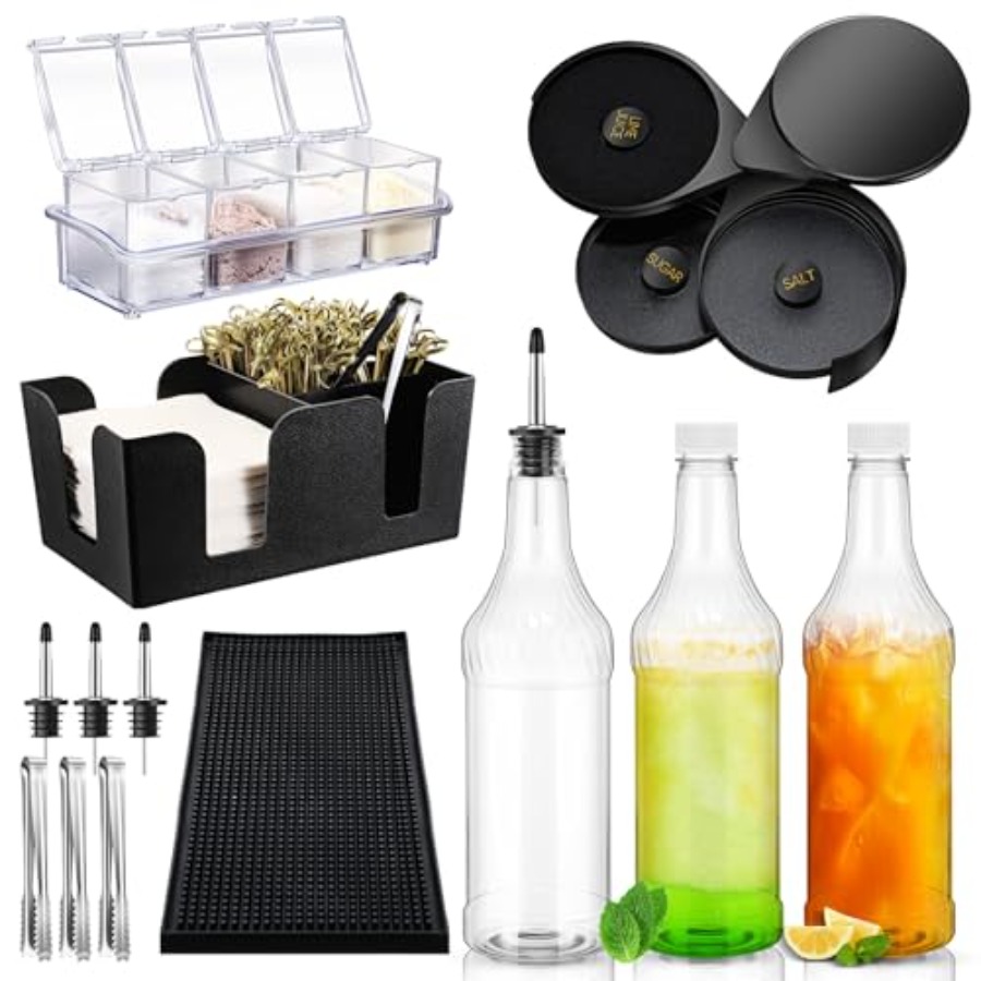 15 Pcs Bar Caddy Accessories 3 - Speed Pourer Cap incelemesi ve fiyatı