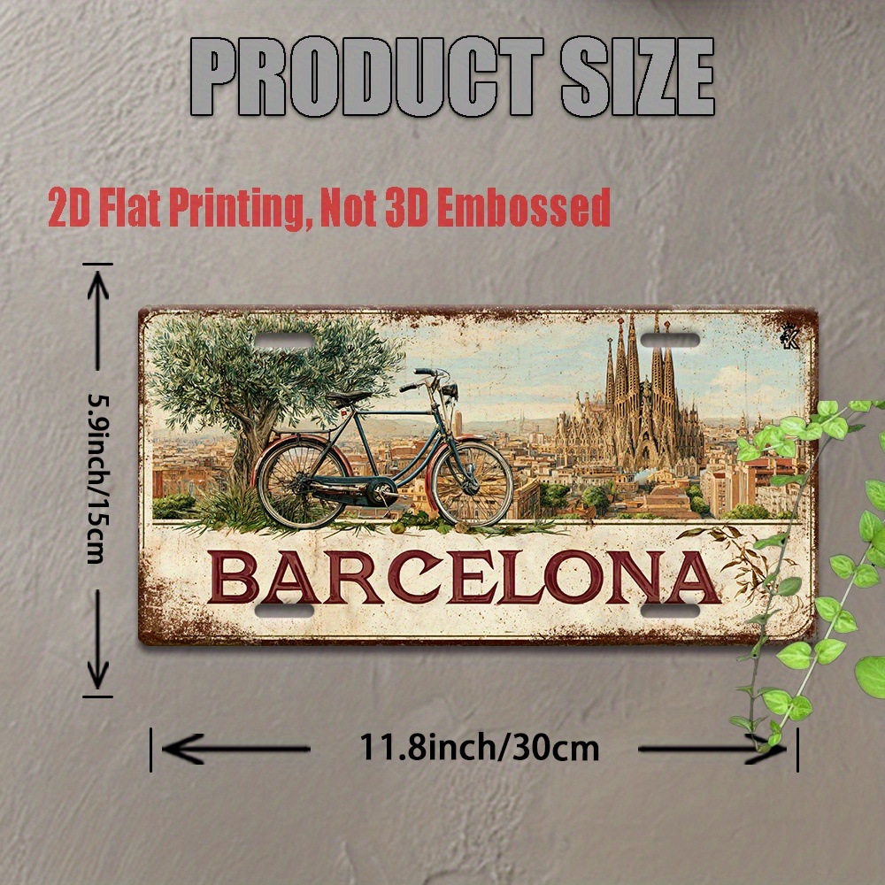 2D Flat, 1 Piece Vintage Metal - Home Barcelona incelemesi ve fiyatı