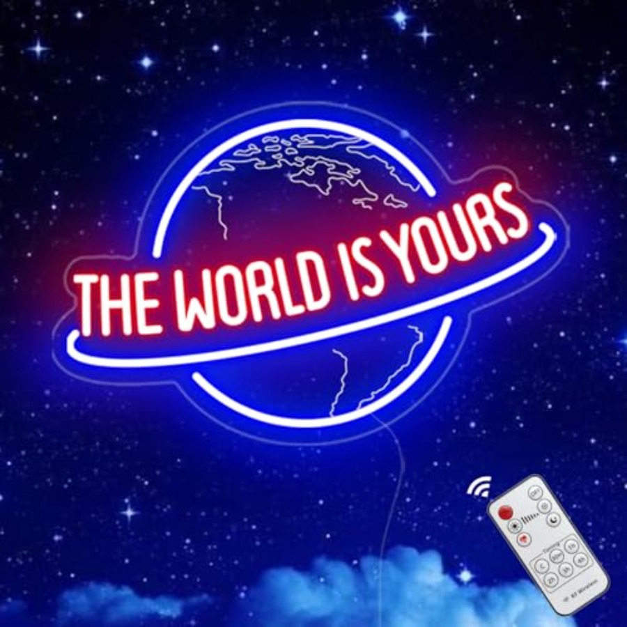 The World Is Yours Neon Sign,  - Home Bar Signs incelemesi ve fiyatı