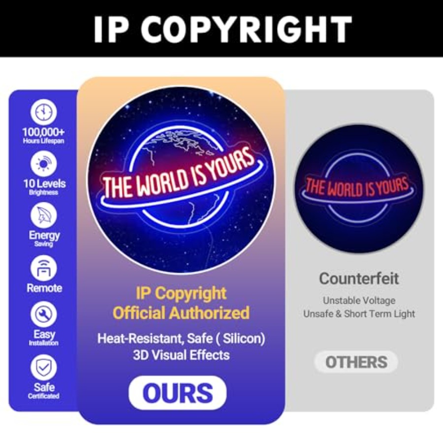 The World Is Yours Neon Sign,  - Home Bar Signs incelemesi ve fiyatı