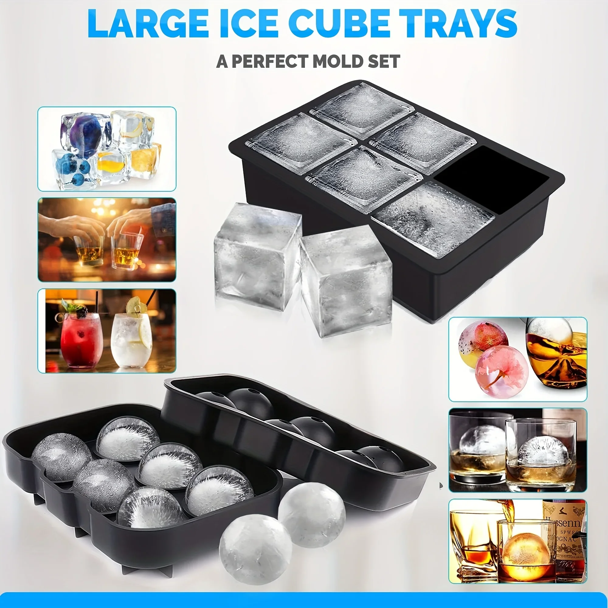 1pc 3D Rose Ice Cube Mold, Squ - Ice Mold Sphere incelemesi ve fiyatı