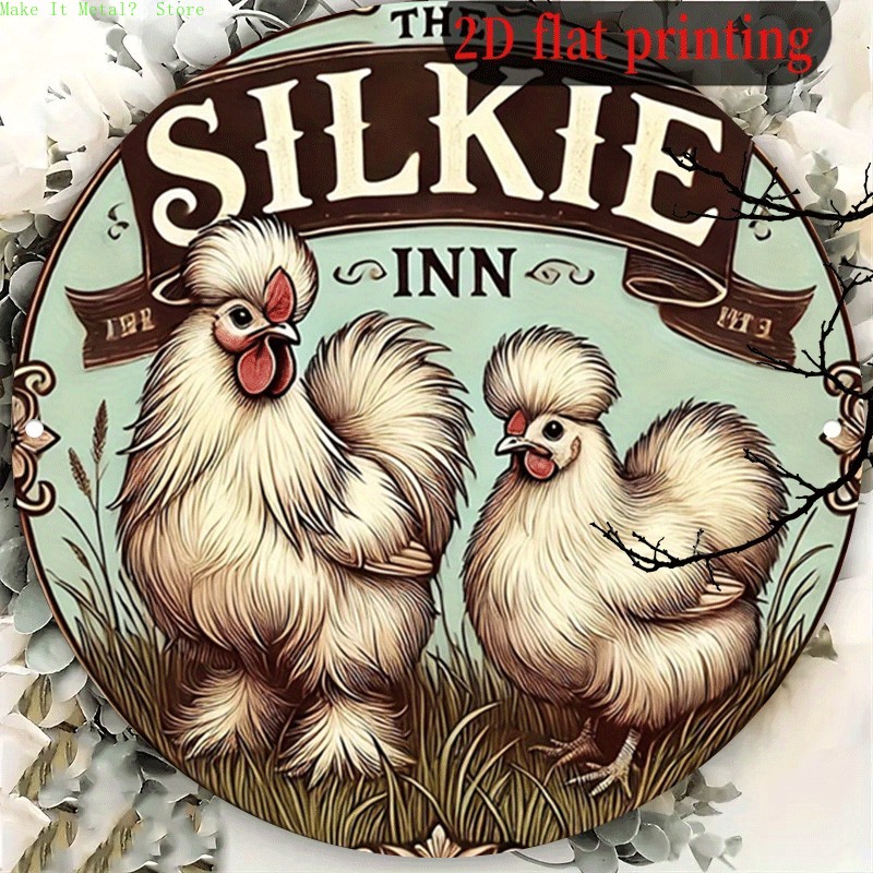 Vintage The Silkie Inn Round T - Home Bar Accessories incelemesi ve fiyatı