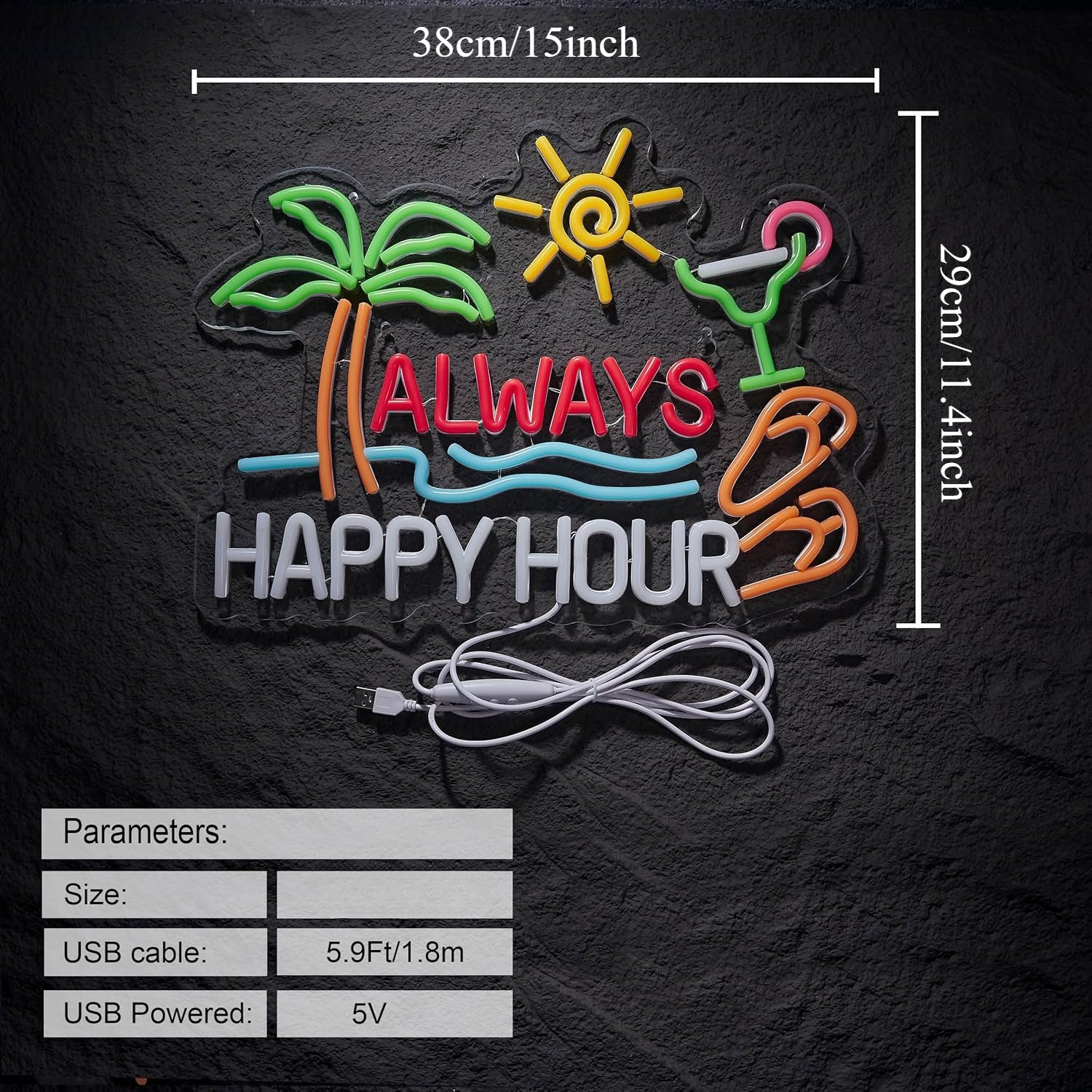 Always Happy Hour Beer Bar Neo - Home Bar Signs incelemesi ve fiyatı