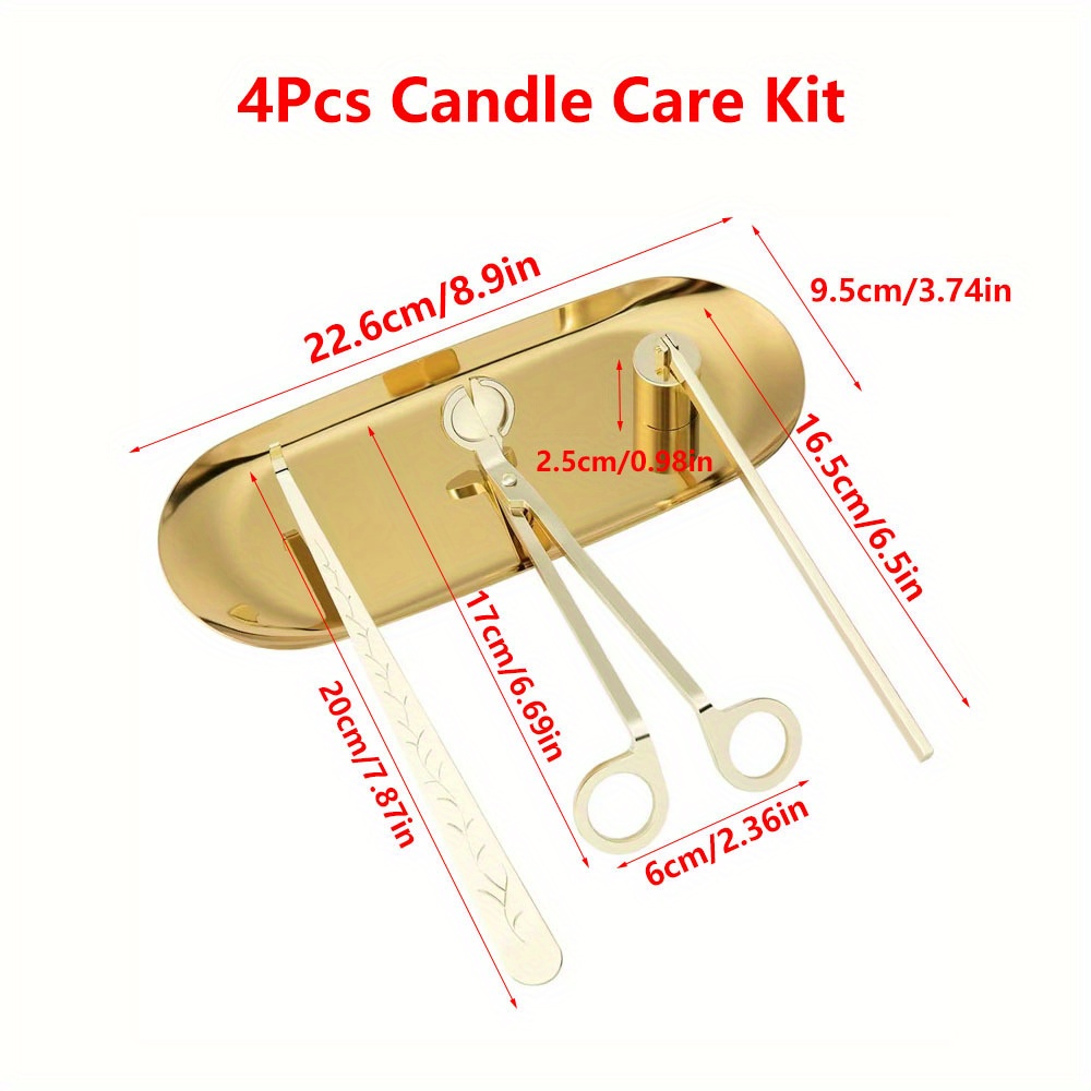 4pcs/set Luxury Candle Care Ki - Home Barber incelemesi ve fiyatı