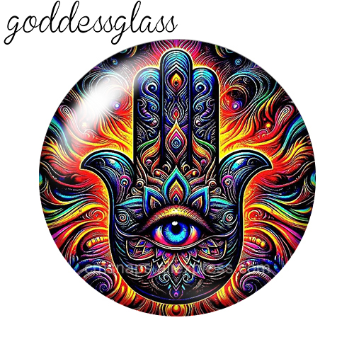 Retro Hamsa hand with evil eye - Old Fashioned Glass incelemesi ve fiyatı