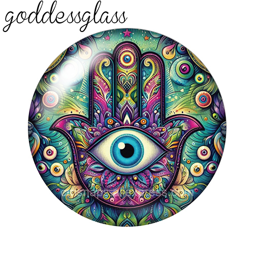 Retro Hamsa hand with evil eye - Old Fashioned Glass incelemesi ve fiyatı