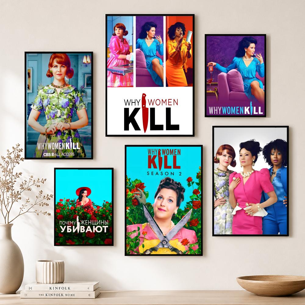 Drama Why Women Kill Poster Pa - Home Bar And Theater incelemesi ve fiyatı