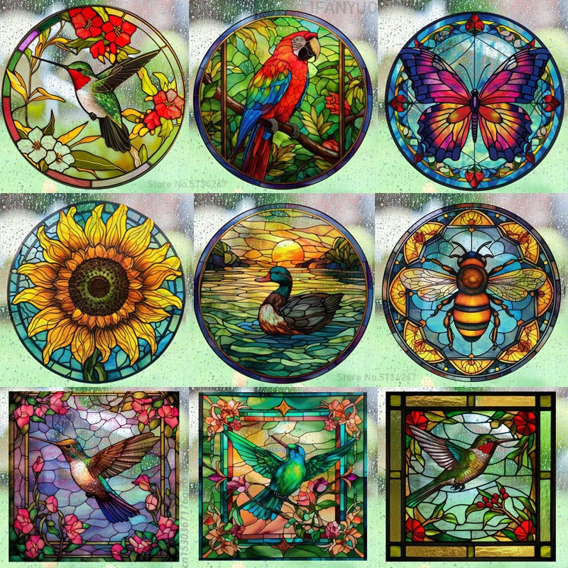 Retro Colorful Stained Humming - Old Fashioned Glass incelemesi ve fiyatı