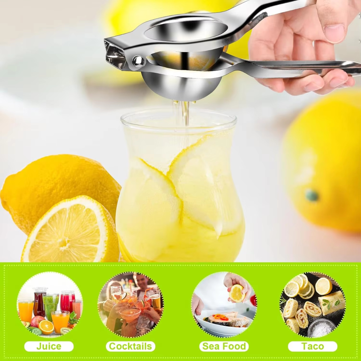 1/2/3pcs Stainless Steel Lemon - Citrus Juicer Bar incelemesi ve fiyatı