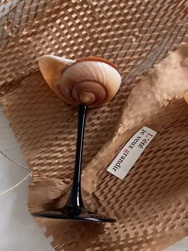 Natural Conch Wine Glass Bar a - Home Bar And Cabinet incelemesi ve fiyatı