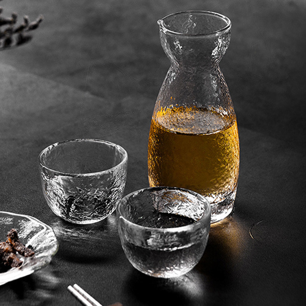 1Set Hammered Texture Sake Cup - Home Bar Set incelemesi ve fiyatı