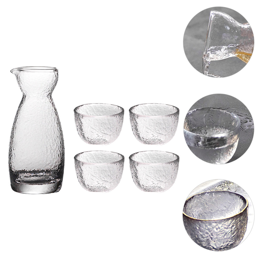 1Set Hammered Texture Sake Cup - Home Bar Set incelemesi ve fiyatı