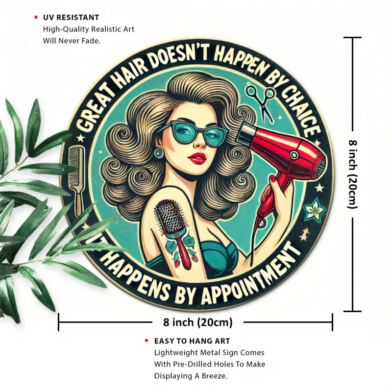 1pc Retro Hair Care Metal Alum - Home Barber incelemesi ve fiyatı