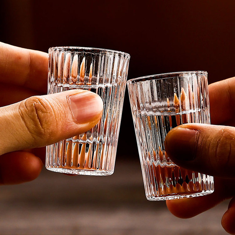 6pcs Set 20ml Striped Foreign  - Old Fashioned Glass incelemesi ve fiyatı