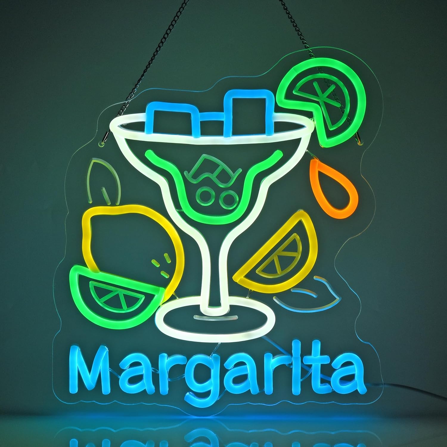 Margarita Neon Sign Wall Art D - Home Bar Signs incelemesi ve fiyatı