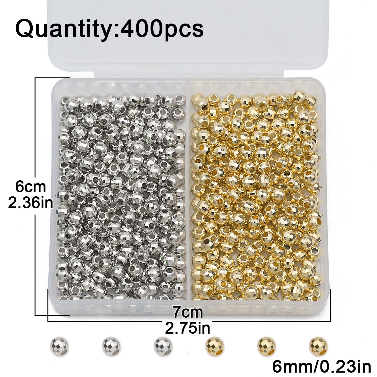 200PCS 4MM faceted round Loose - Bar Cart Gold incelemesi ve fiyatı