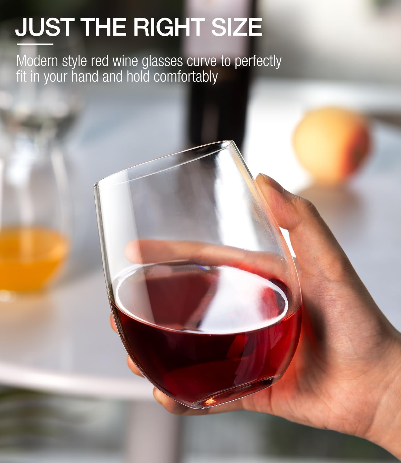 Stemless Wine Glasses Set of 4 - Home Bar Set incelemesi ve fiyatı