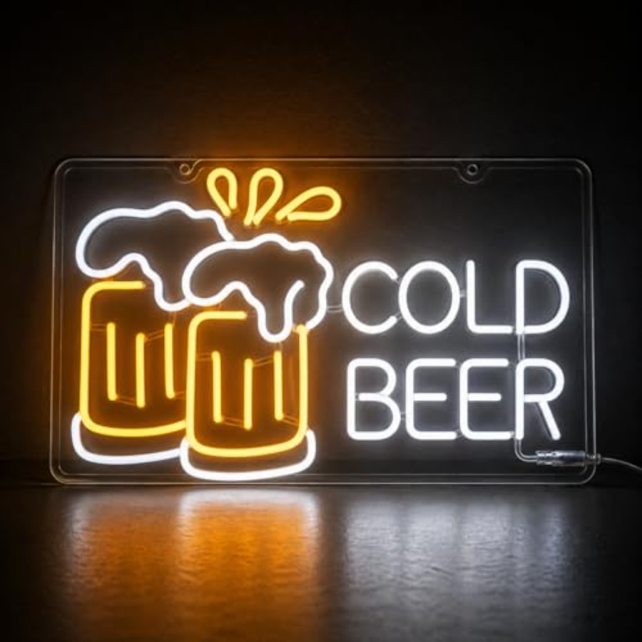 Cold Beer Neon Sign for Busine - Home Bar Signs incelemesi ve fiyatı