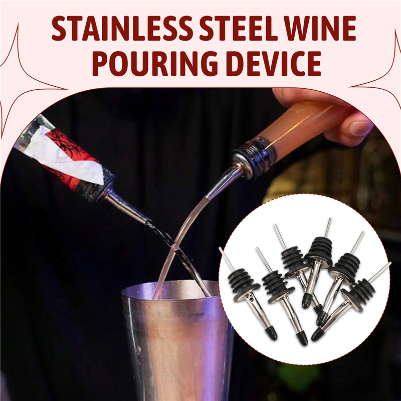 AEE2-6Pcs Stainless Steel Pour - Speed Pourer Cap incelemesi ve fiyatı