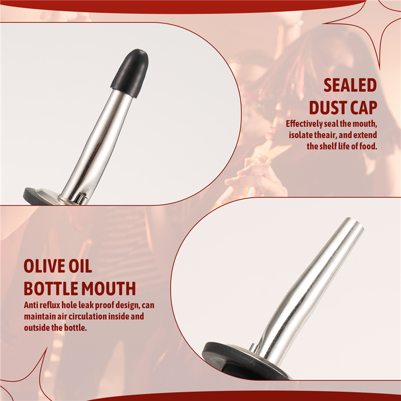 AEE2-6Pcs Stainless Steel Pour - Speed Pourer Cap incelemesi ve fiyatı