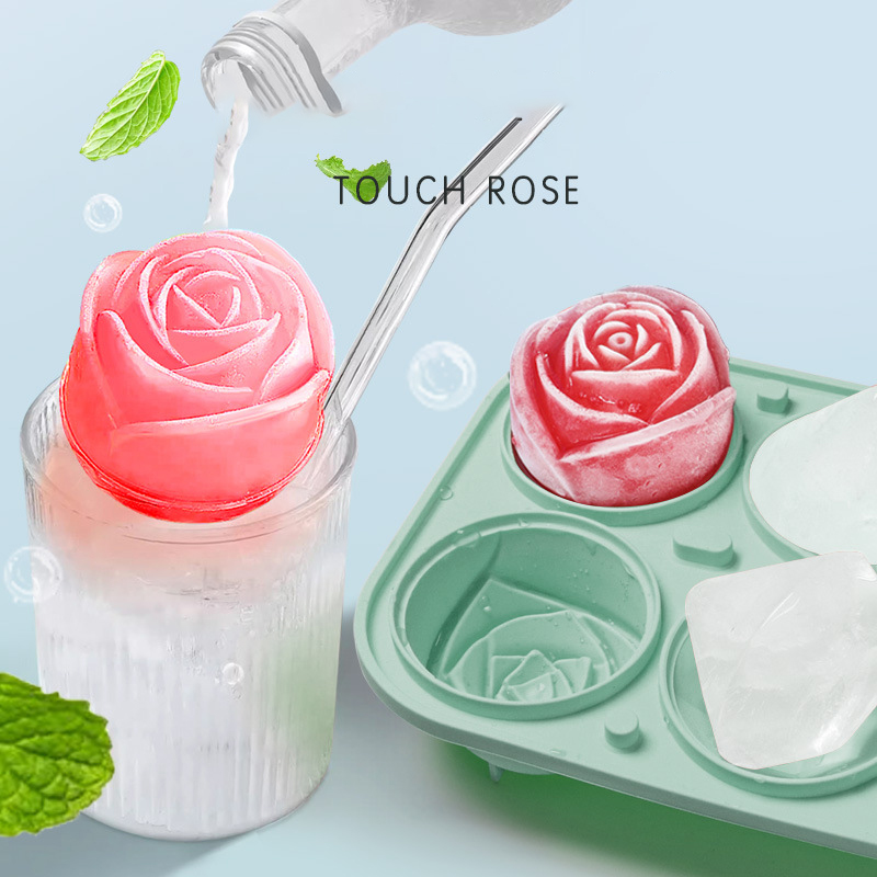 3D Rose Diamond Round Ice Cube - Ice Mold Sphere incelemesi ve fiyatı