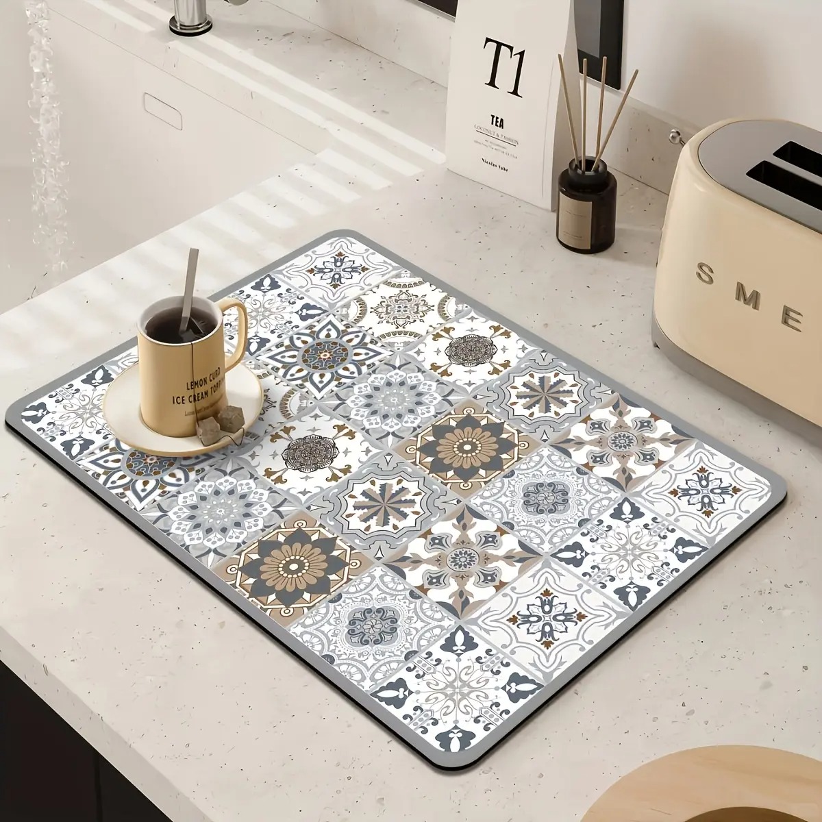 1pcs Kitchen Countertop Mat Vi - Bar Mat Rubber incelemesi ve fiyatı