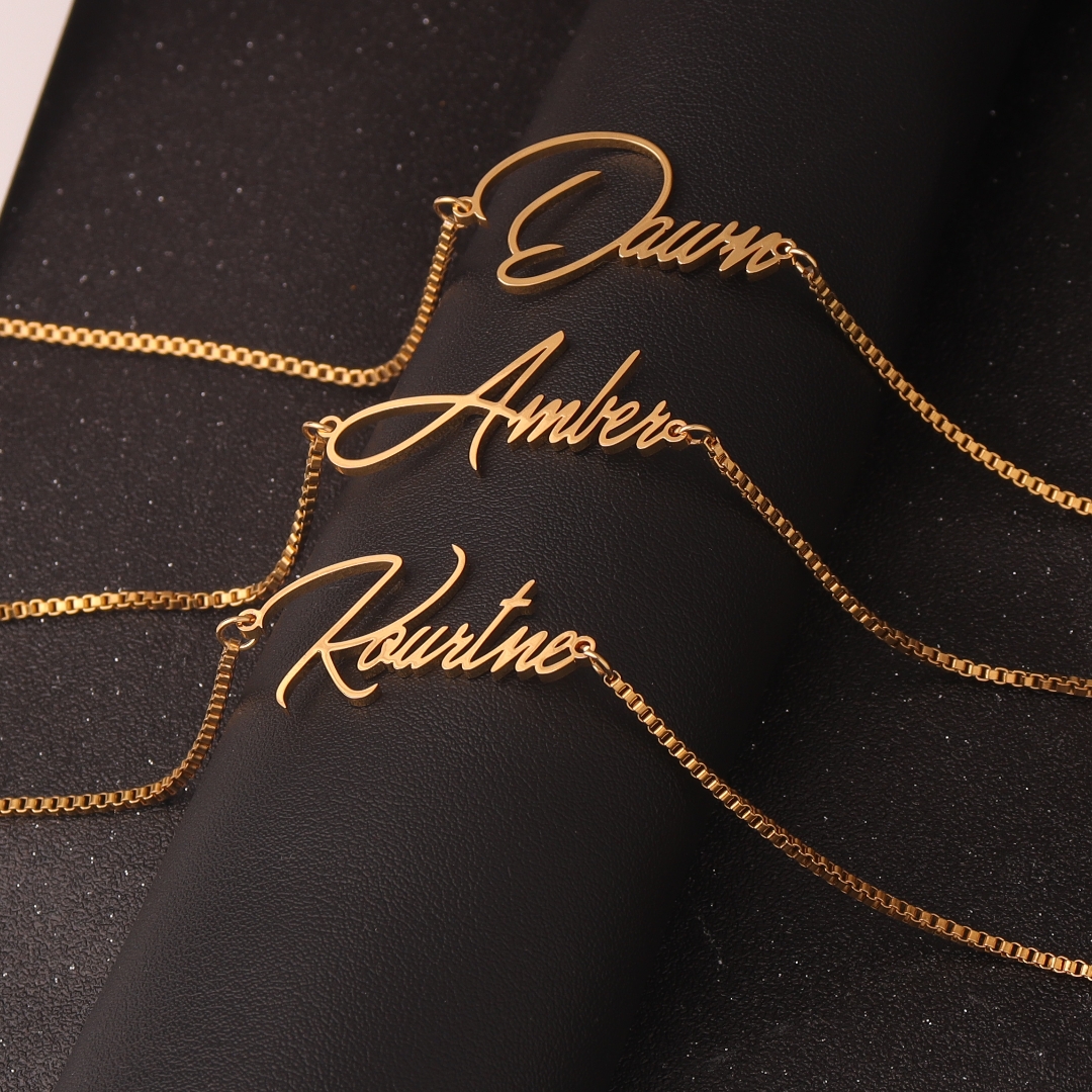 Personalised Gold Name Necklac - Bar Cart Gold incelemesi ve fiyatı