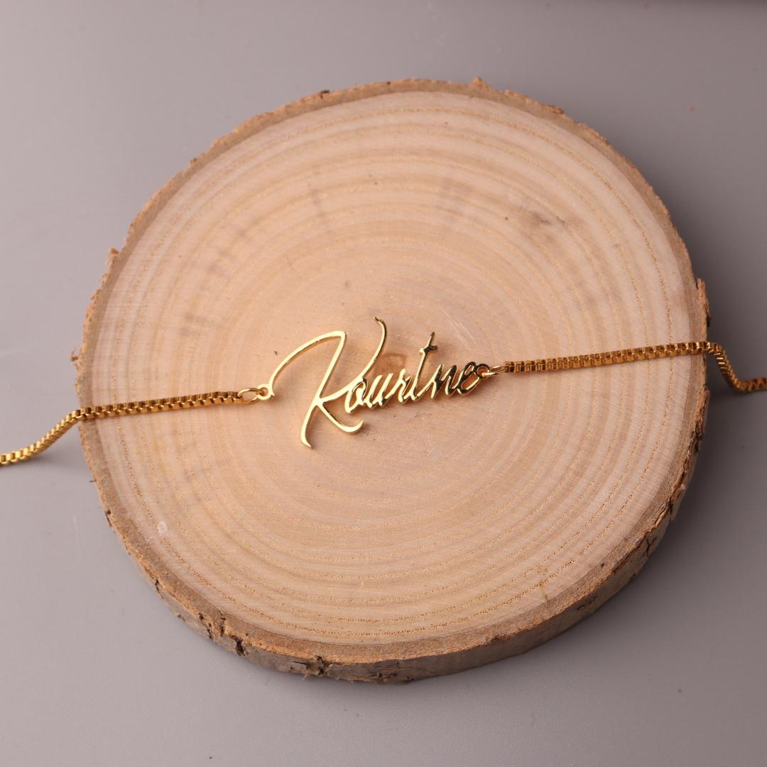 Personalised Gold Name Necklac - Bar Cart Gold incelemesi ve fiyatı