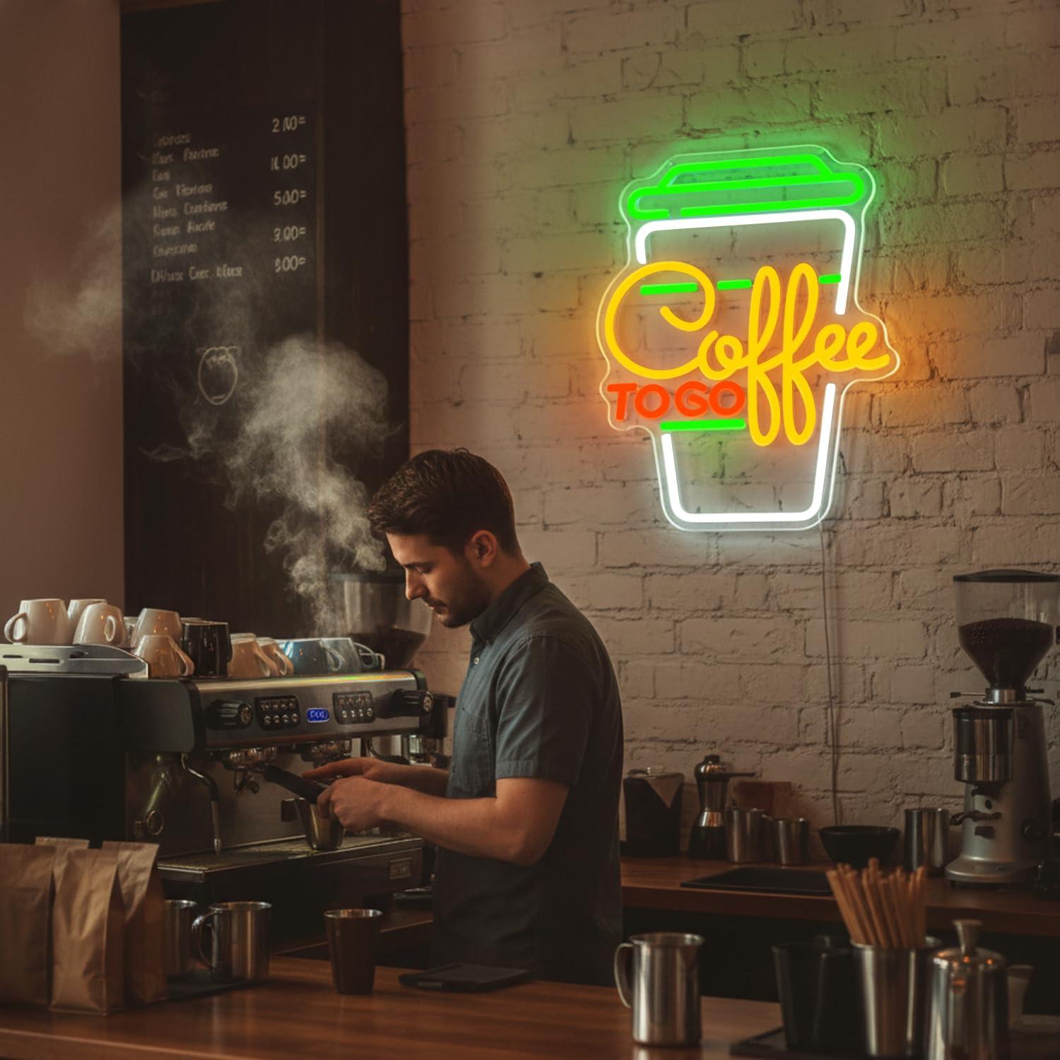 Coffee Neon Sign USB Dimmable  - Home Bar Signs incelemesi ve fiyatı