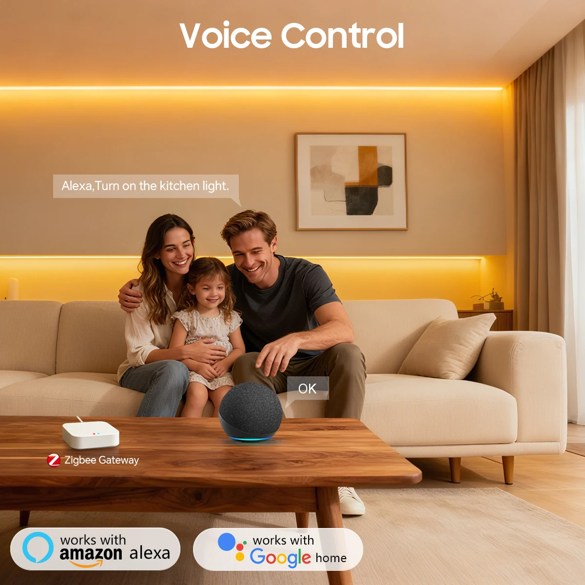 Zigbee Smart Under Cabinet Lig - Home Bar And Cabinet incelemesi ve fiyatı