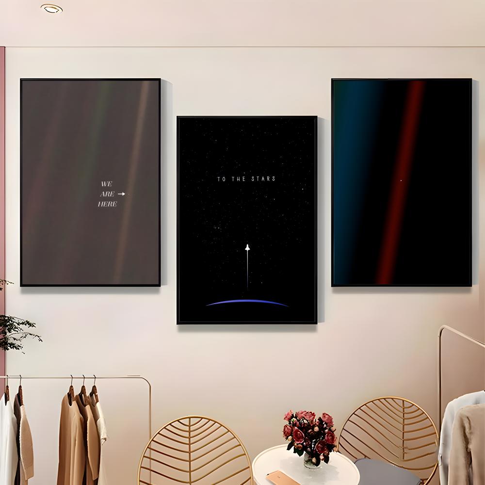 Cosmic Pale Blue Dot Poster Pa - Home Bar And Theater incelemesi ve fiyatı