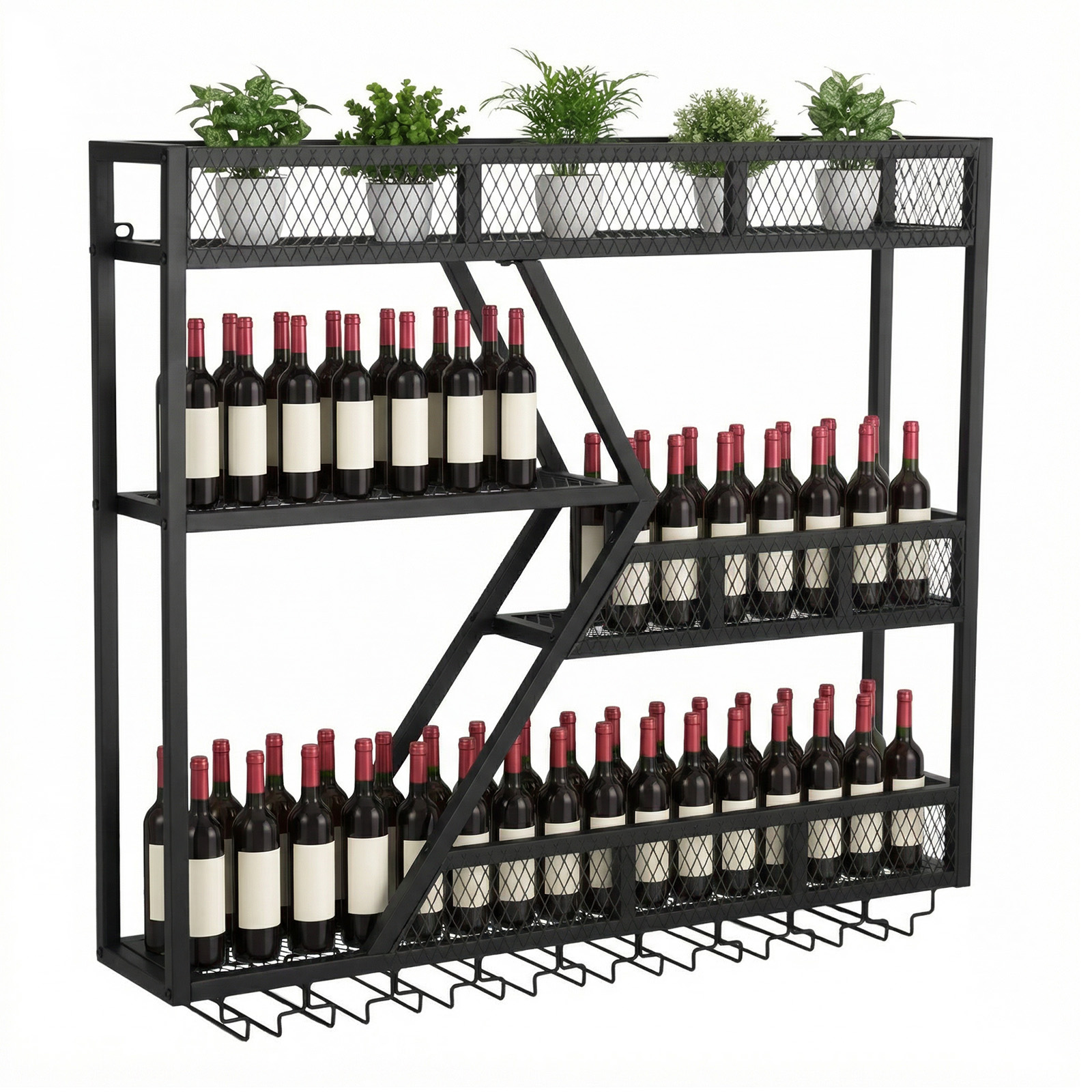 39in 3-Tiers Floating Bar Shel - Home Bar Shelves incelemesi ve fiyatı