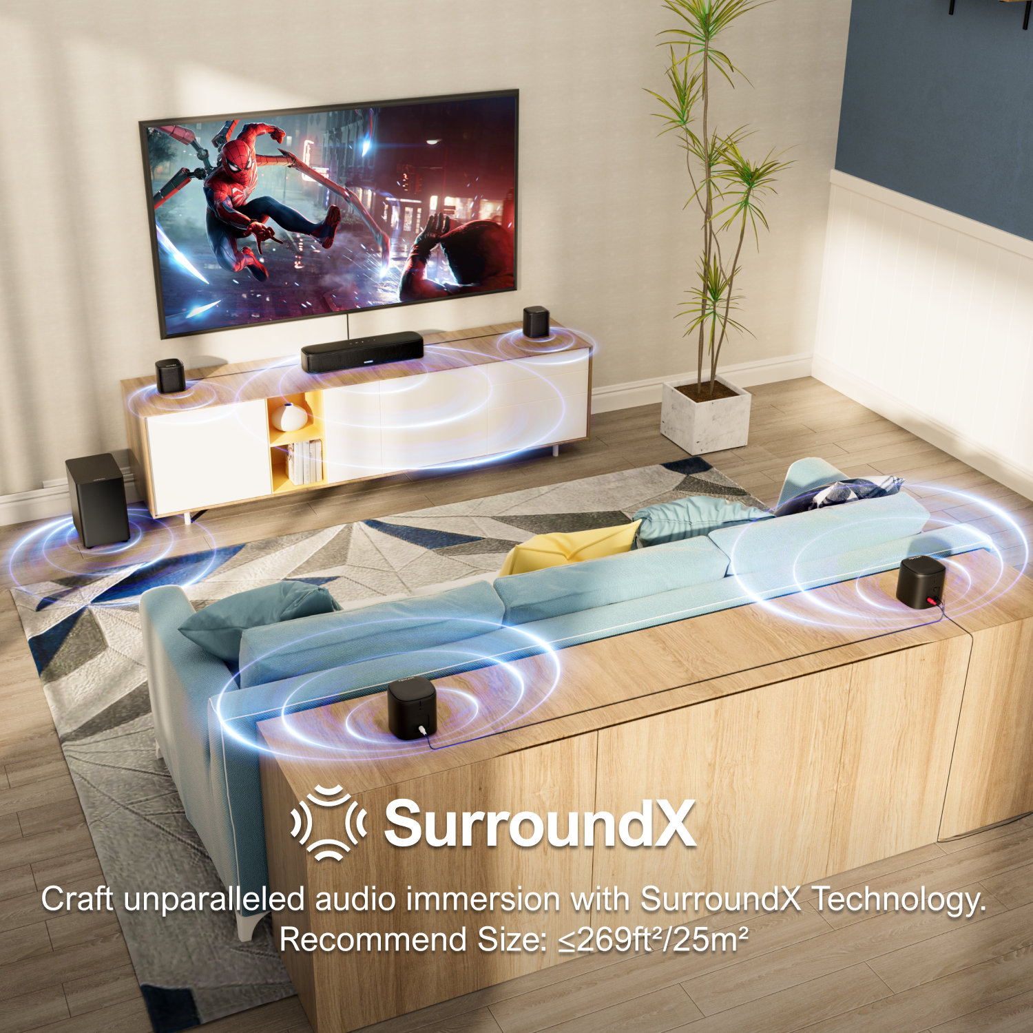 ULTIMEA 7.1 Channel Sound Bar  - Home Bar And Theater incelemesi ve fiyatı
