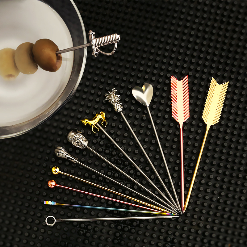 Cocktail Pick Stainless Steel  - Bitters Bottle Set incelemesi ve fiyatı