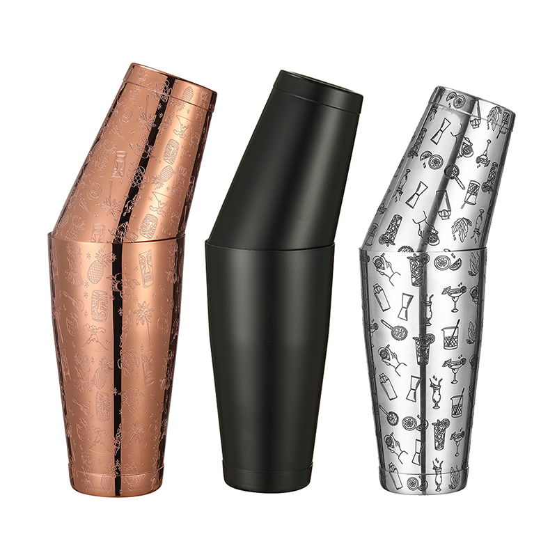 Stainless Steel Boston Shaker  - Bitters Bottle Set incelemesi ve fiyatı