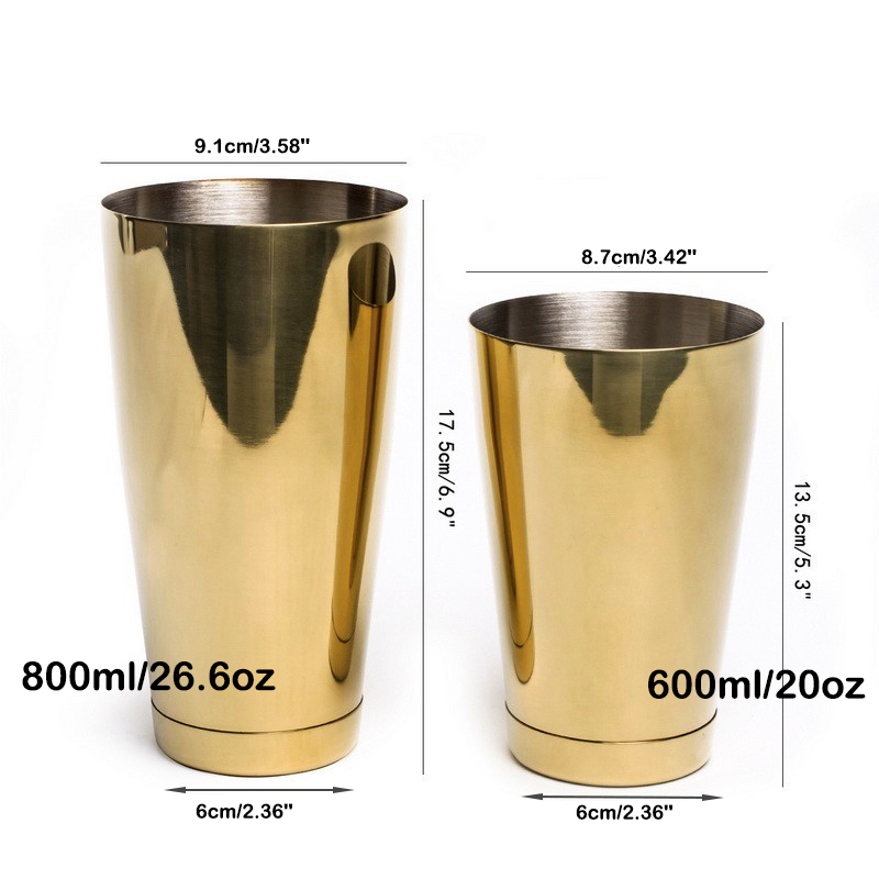 Stainless Steel Boston Shaker  - Bitters Bottle Set incelemesi ve fiyatı