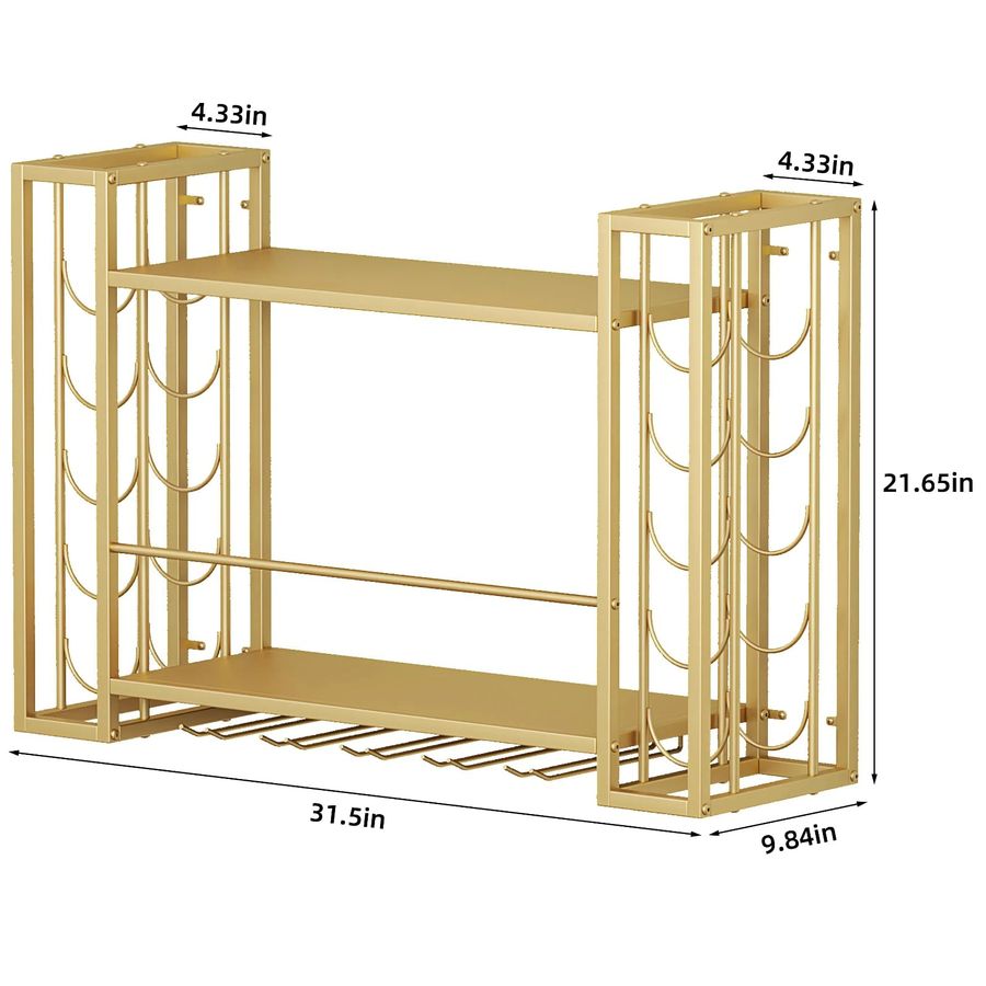 Wall Mounted Wine Rack, Wine R - Home Bar Shelves incelemesi ve fiyatı